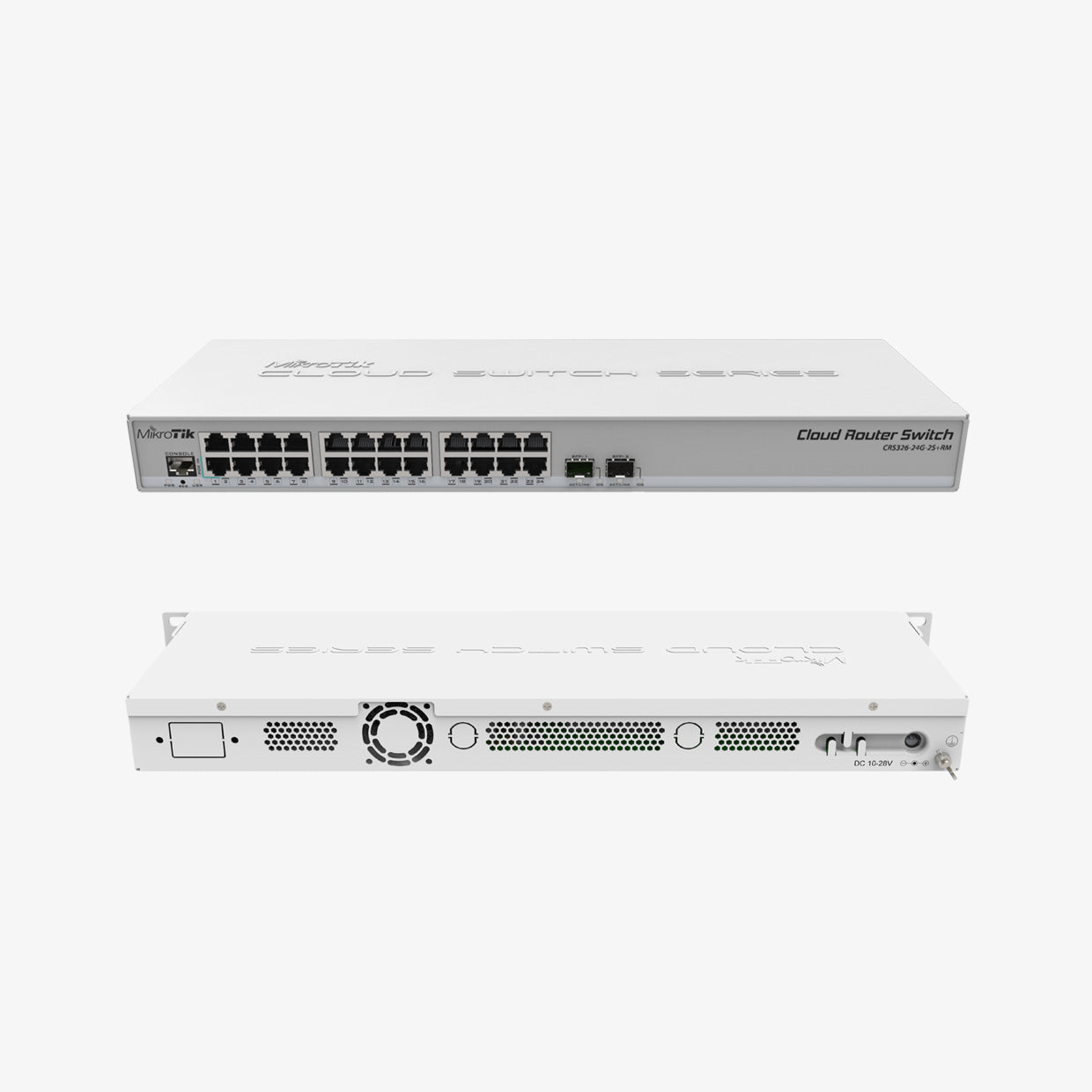 MikroTik CRS326-24G-2S+RM – Cloud Router Switch – 24 Gigabit port swit ...