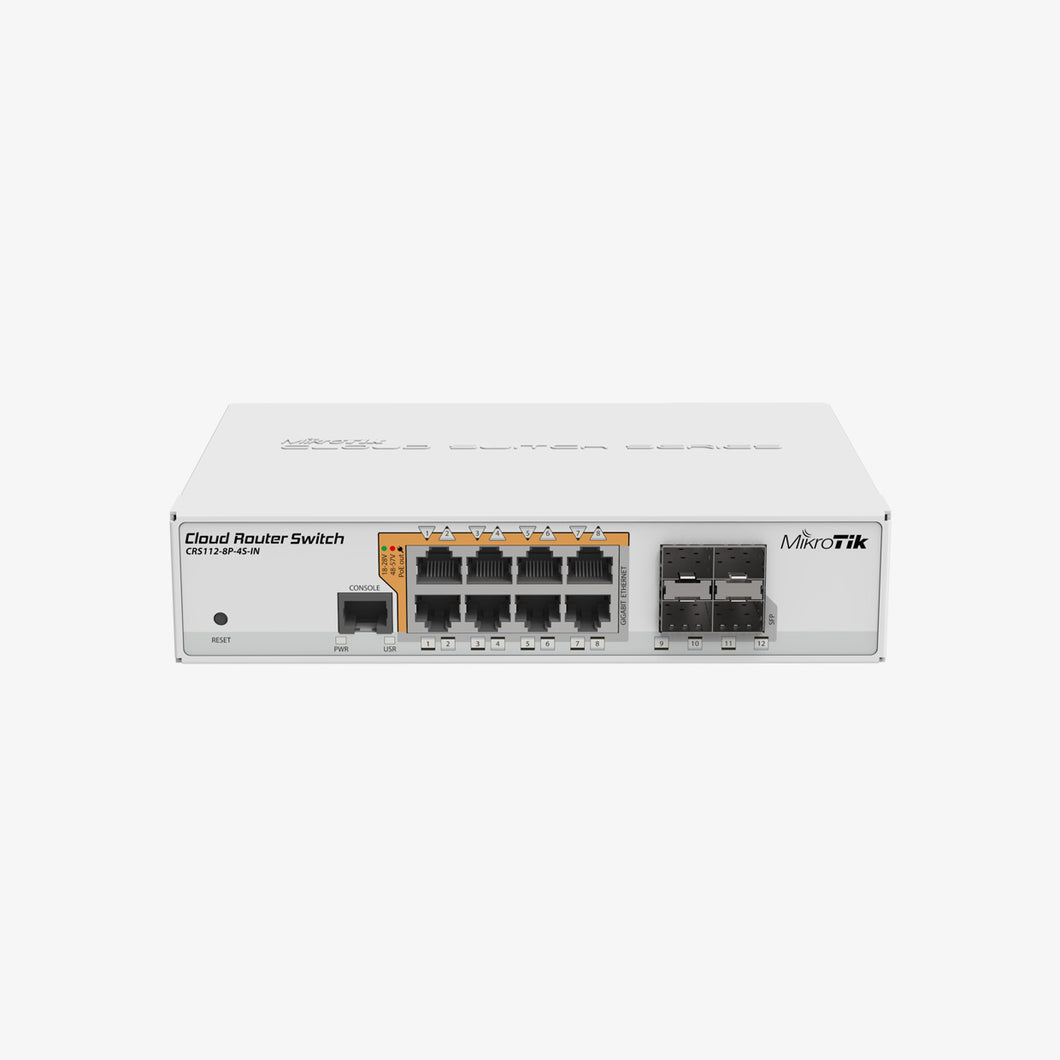 MikroTik CRS112-8P-4S-IN