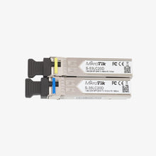 Load image into Gallery viewer, Mikrotik S-3553LC20D - Two SFP (1.25G) module kit, 20Km
