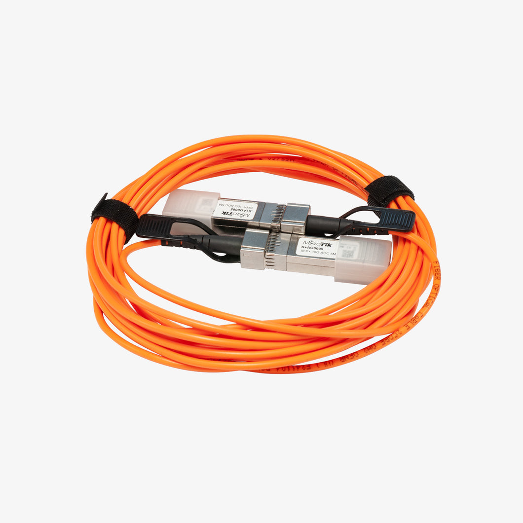 MikroTik S+AO0005 - 5 meters SFP+ 10Gbps Active Optics direct attach cable
