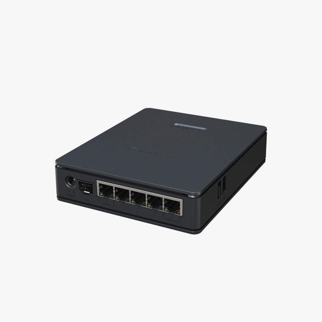 MikroTik hAP ax S Wi-Fi 6 Desktop Router with 2.5G SFP