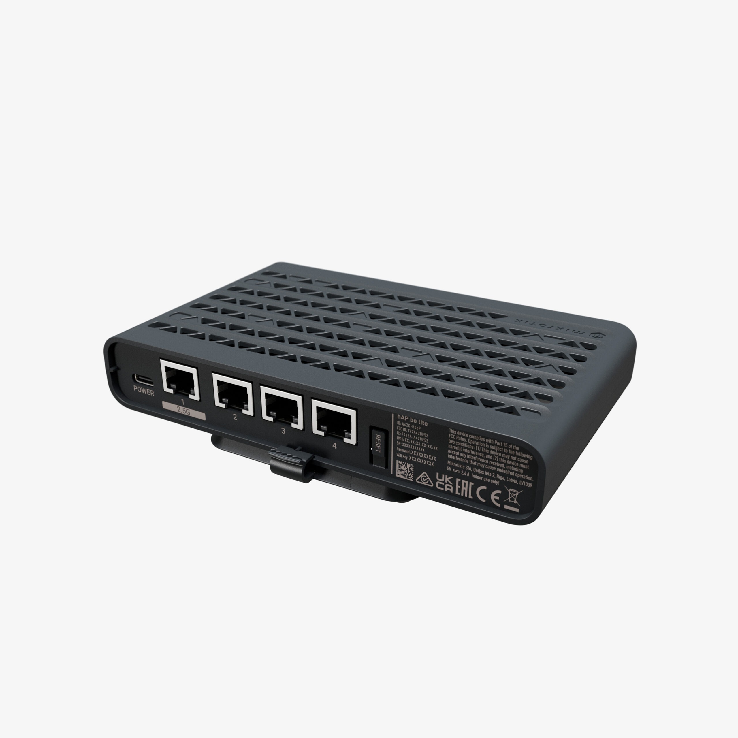 MikroTik hAP be lite Ports