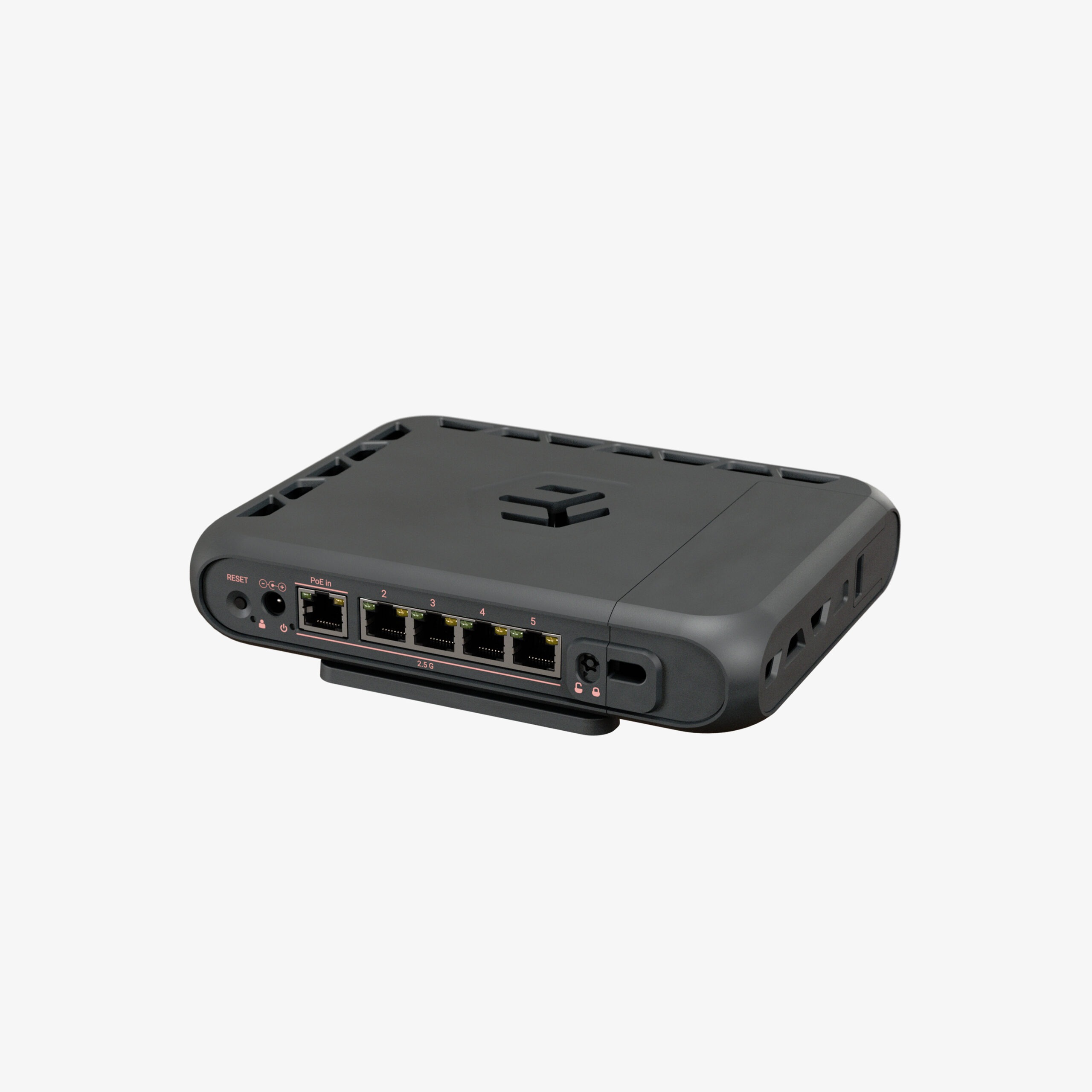 MikroTik hAP be³ Media Ports (Horizontal)